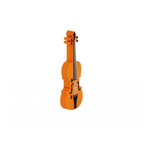 8GB Lovely Violin Shape Flash Drive (Orange)