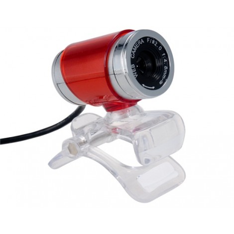 A860 360° Rotatable 12.0MP HD Webcam (Red)