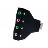 USB Virtual 7.1 Channel Sound Adapter (Black)